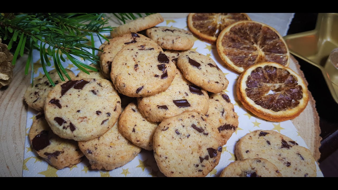 Schoko-Orangen-Kekse - YouTube