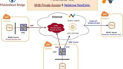 Performance Test of Cloud Security Connector GRE for Netskope with PriCPA for AWS.