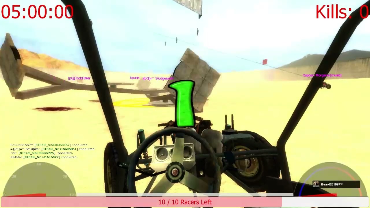 Garry's Mod Racer - Desert Circuit/Blender Bowl