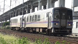 【爆走】JR山陽本線　臨時回送列車キハ120形気動車　ｷﾊ120-327+ｷﾊ120-322