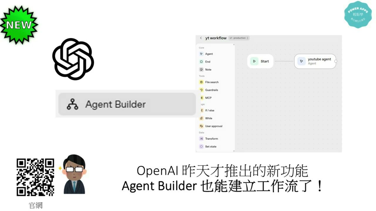 OpenAI--Agent Builder 實現AI自動化真簡單？