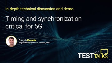 Timing and synchronization critical for 5G