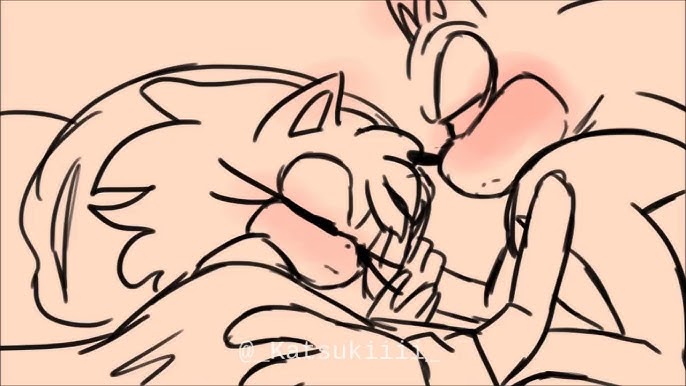 SonAmy kiss (MMD Animation) by Janie7The7Tigress