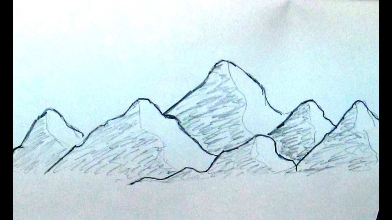 Featured image of post Step Easy Simple Mountain Drawing - Set the main elements i draw the curve for the mountains!