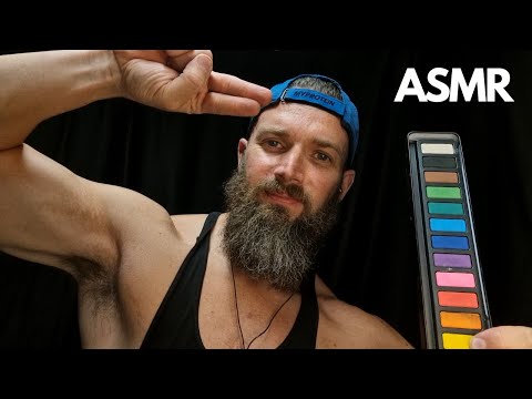 ASMR GYM BRO DOES YOUR CRANIAL NERVE EXAM !!!