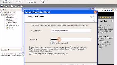 How to configure Gmail in Outlook Express