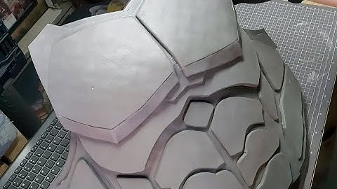 Handmade in EVA Foam Hero Armour DIY build Part 1
