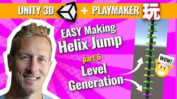 Unity 3D Playmaker Creating Helix Jump - Level Generation