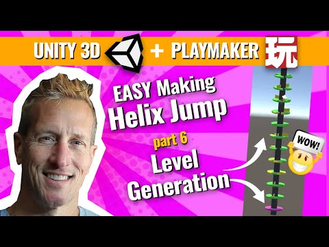 Unity 3D Playmaker Creating Helix Jump - Level Generation