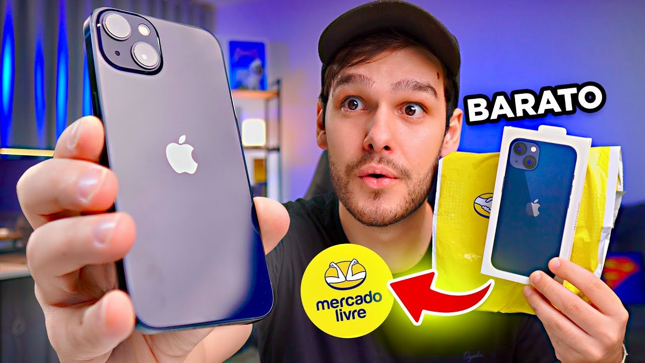 CHEGOU MEU IPHONE 13 que COMPREI NO MERCADO LIVRE