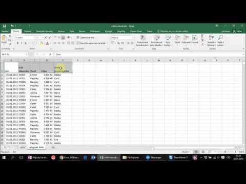 Video: Jak vytvořím pole tabulky v Excelu?