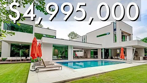 Inside a $5,000,000 MINIMALIST Modern Mansion | Lu...