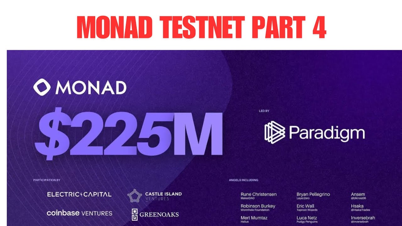 Monad testnet 4 - YouTube