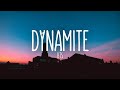 BTS (방탄소년단) - Dynamite [Lyrics]