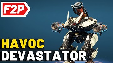 Fenrir Devastator Havoc - War Robots Free to Play Hangar Gameplay (No Commentary) WR F2P