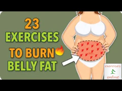 23 BEST STANDING EXERCISES TO BURN BELLY FAT AND LOSE WEIGHT/23 საუკეთესო სავარჯიშო ფეხზე მდგომი მ