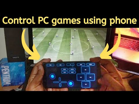 How to control your pc games using phone wirelessly (it's FREE)