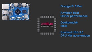 Orange Pi 5 Pro + Armbian debian - best performance OS