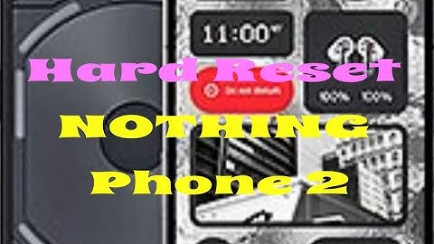 How to Hard Reset NOTHING Phone 2 - Screen Lock Removal - Recovery Mode Factory Reset #nothingphone2