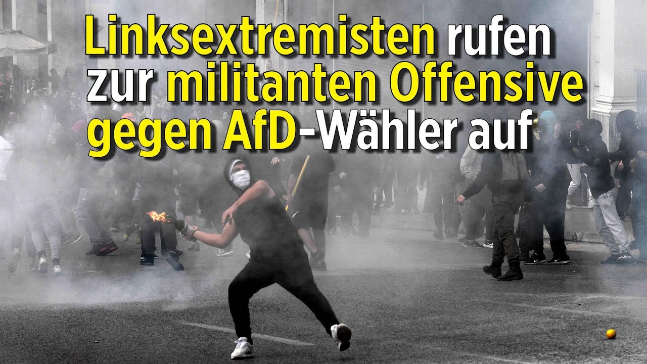 Linksextremisten rufen zur militanten Offensive gegen die AfD in Sachsen auf trump amazonia