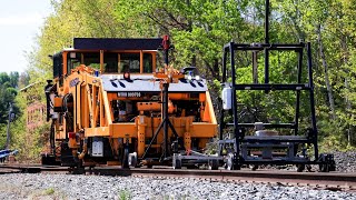 Harsco Tamper & Ballast Regulator Worcester Sub #railroad #heavyequipment #csx #work