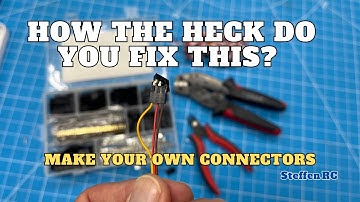 How to repair servo connector in RC Plane after a crash