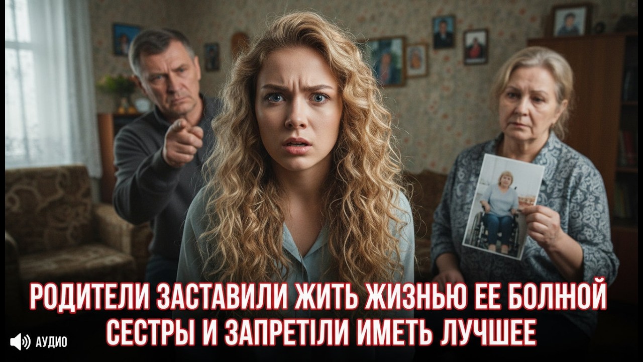 Родители заставили жить жизнью сестры-инвалида + И запретили иметь что-то лучшее.