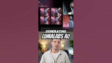 How to create the EPIC Bolt Cap AI Video Generator Camera Effect in Lumalabs AI