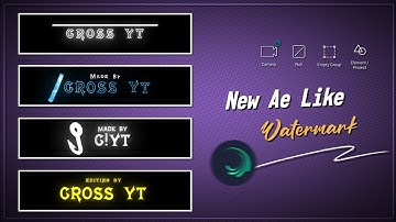 Ae Like Watermark Alight Motion Preset