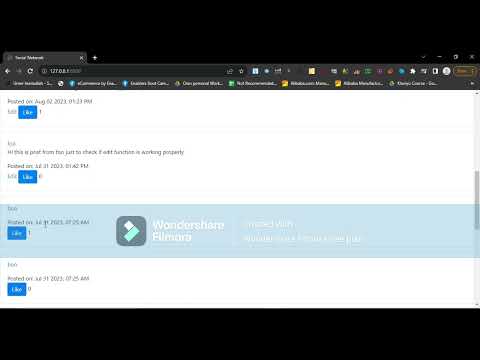 CS50 Web Development With Python And Javascript Project-4 Networks
