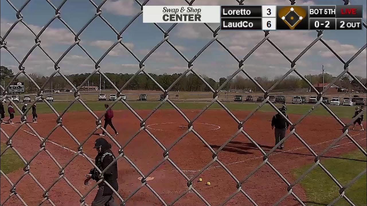 Loretto High School vs Lauderdale County High School Softball 3_18_2023 YouTube