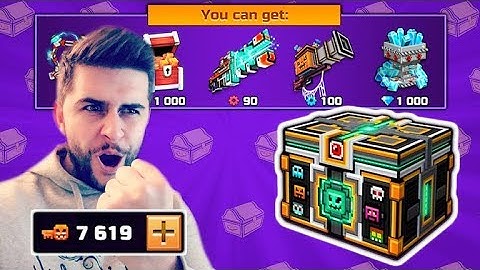 SPENDING 7,600 KEYS ON THE SUPER CHEST OPENING!! | Pixel Gun 3D