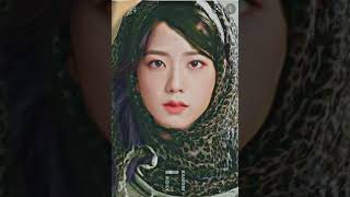 she looks  amazing with hijab # blackpink#jisoo#blink
