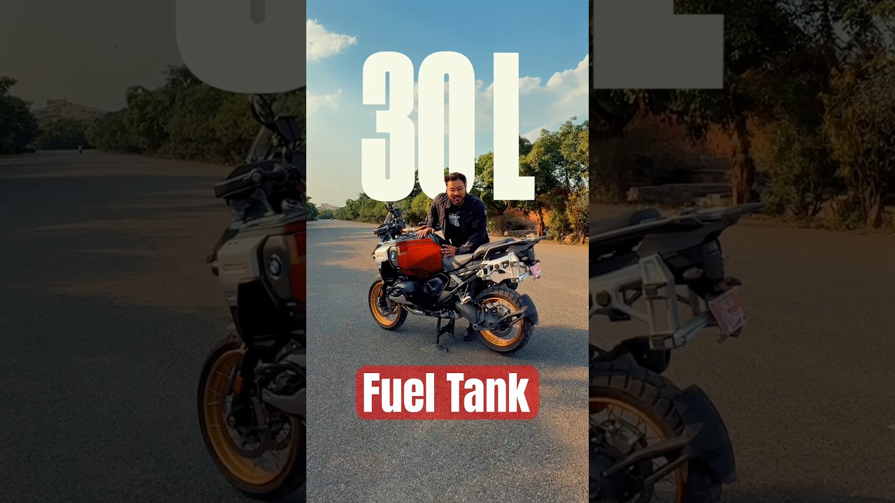 Biggest Fuel Tank On A Bike | BMW R1300 GS Adventure #bmw #gs1300