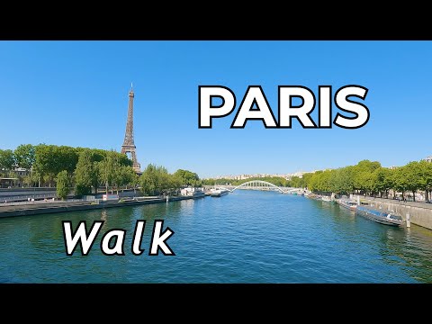 PARIS WALK | from Pl. Charles de Gaulle to Av. de Bourdonnais in 4K