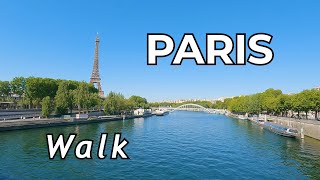 PARIS WALK | from Pl. Charles de Gaulle to Av. de Bourdonnais in 4K