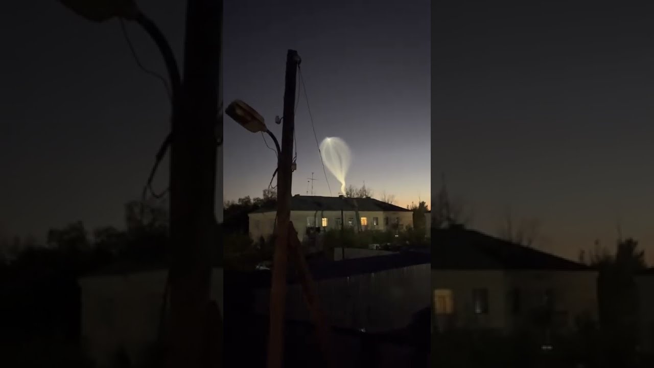 Запуск ракеты с Байконура. Видео с телефона. - YouTube