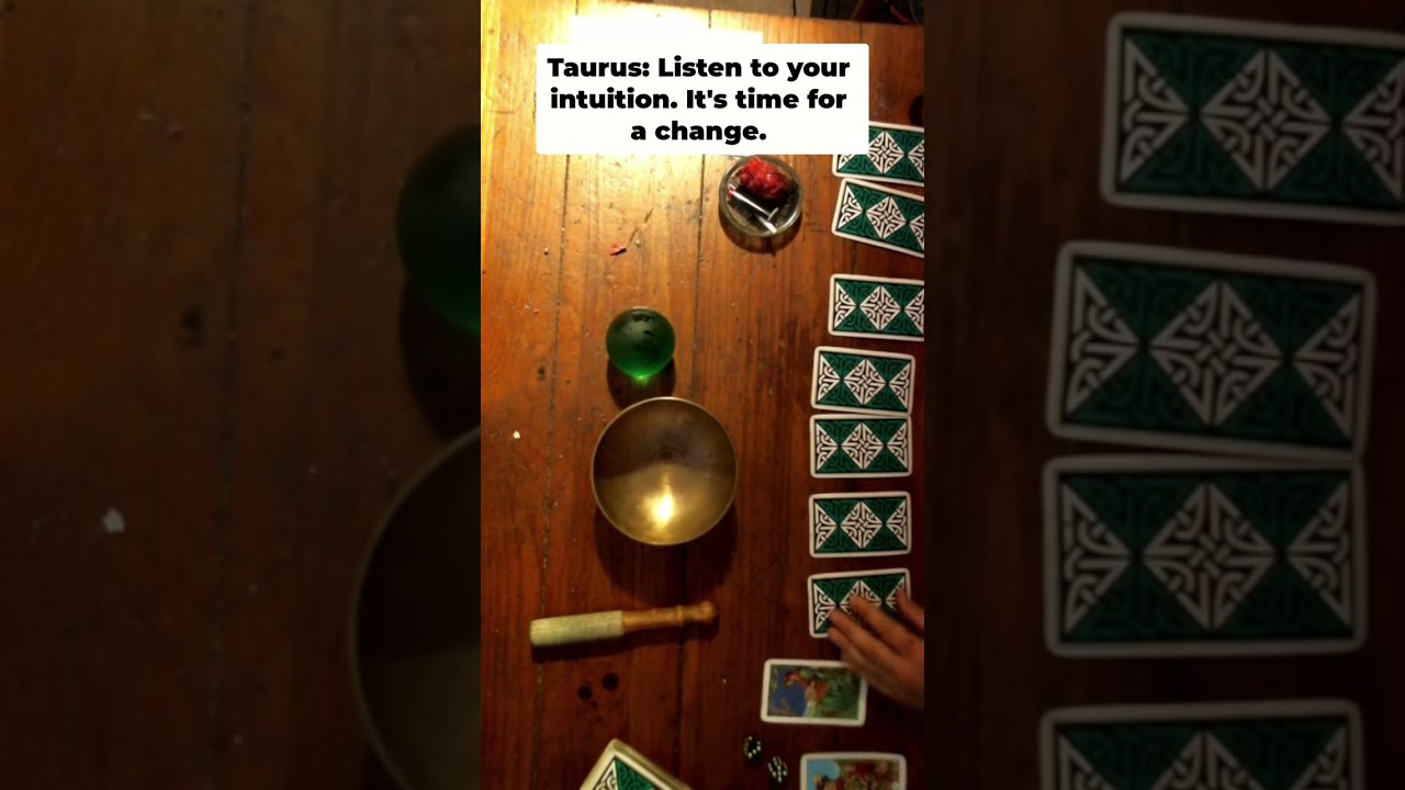 Taurus: Trust Your Gut 