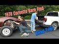 1978 Corvette Barn Find: Ohio road-trip Picking up the Corvette