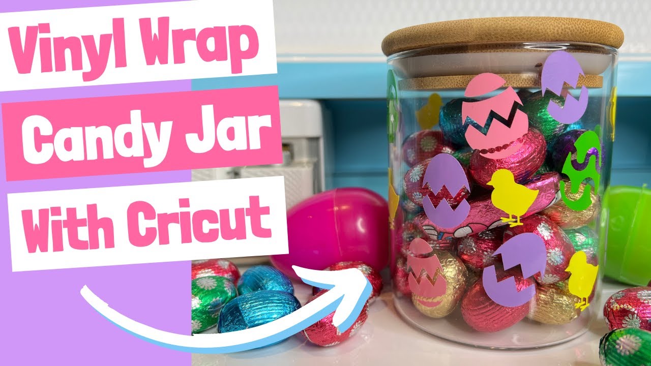 How To Make A Layered Vinyl Wrap On A Glass Jar YouTube