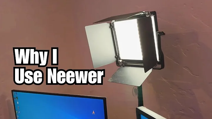 NEEWER 2 Pack Bi Color 660 LED Video Light and Stand Kit