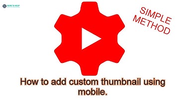 How to add a CUSTOM THUMBNAIL in your videos 2021!! (youtube studio)