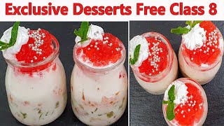 Exclusive Desserts Free Class 8 | Manisha Bharani Kitchen