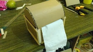 how to make tissue boxes from used cardboard DIY - LIFE HACK INVENTION
