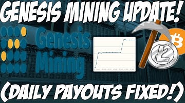 Genesis Mining Payouts Update! (Daily payouts fixed!)