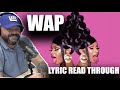 *BRITISH BLOKES READ THE EXPLICIT WAP Lyrics* | Office Blokes React | Cardi B | Megan Thee Stallion