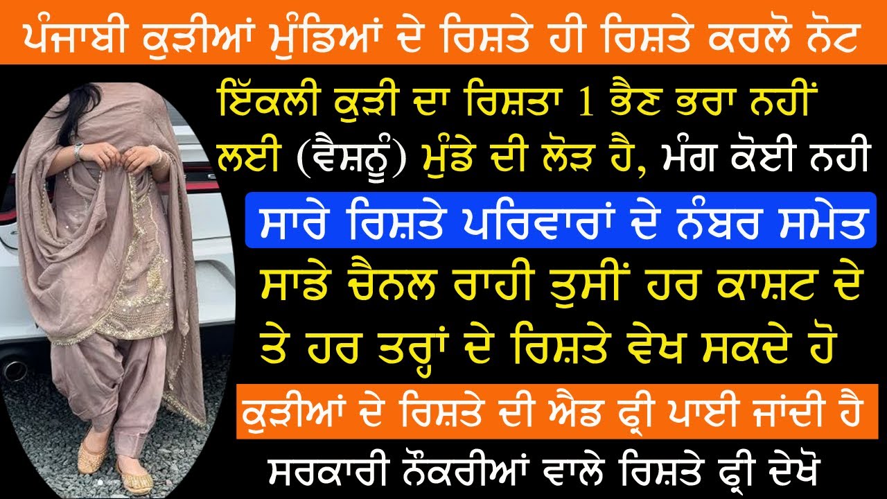 ਇਕੱਲੀ ਕੁੜੀ ਦਾ ਰਿਸ਼ਤਾ ਦੇਖੋ ਪਰਿਵਾਰ ਦੀ ਮੰਗ ਕੋਈ ਨਹੀਂ ਹੈ | Punjabi Ristee Hi Riste | Punjabi New Video