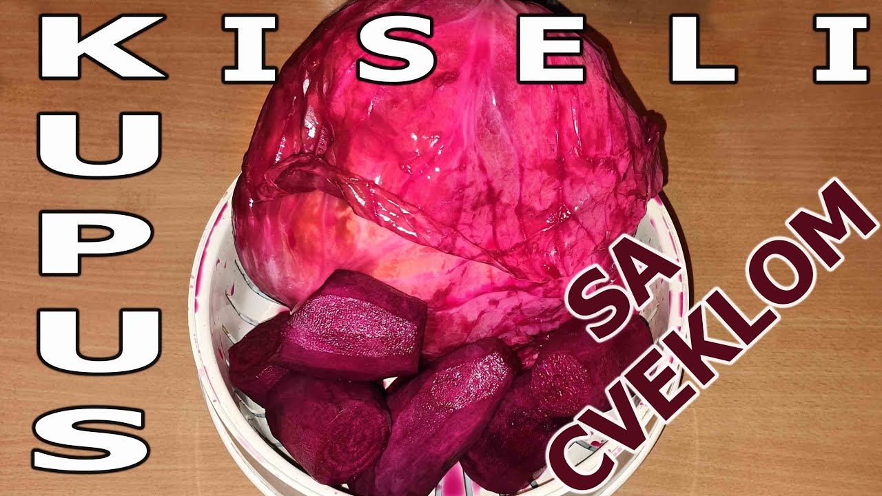 KISELI KUPUS UKISELJEN SA CVEKLOM