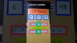 #shortsvideo  LCM maths model || lowest common multiple