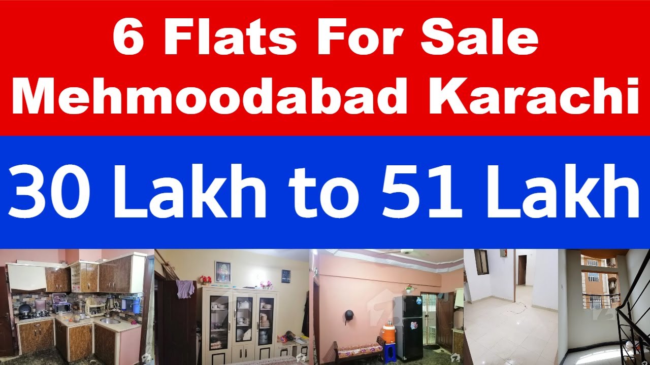 6 Flats For Sale In Mehmoodabad Karachi House For Sale In Karachi